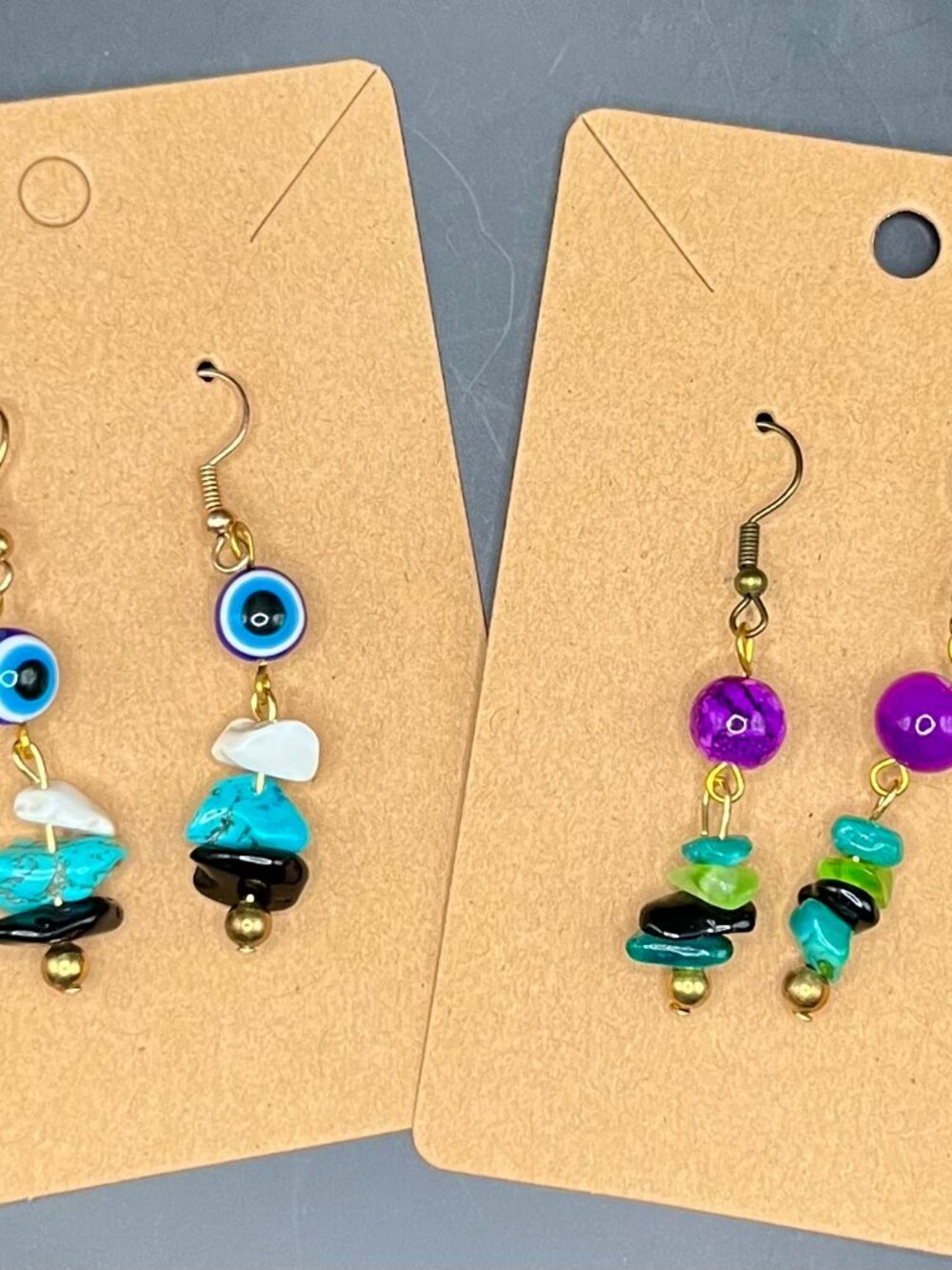 Crystal Earring Set #7 - Venusian Horizon - Libra Pisces Cancer